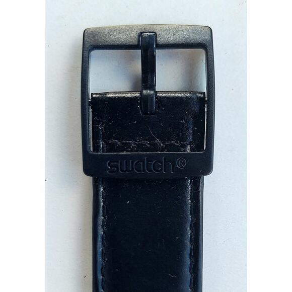 Swatch Watch MR. BLACKY SUDB101 2001 X-LARGE Rare Swiss Made Quartz - Picture 6 of 9